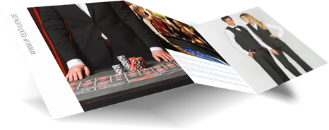 Broschüre für Casino