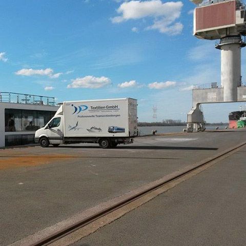 Schifffahrt, IP Textilien vor Ort