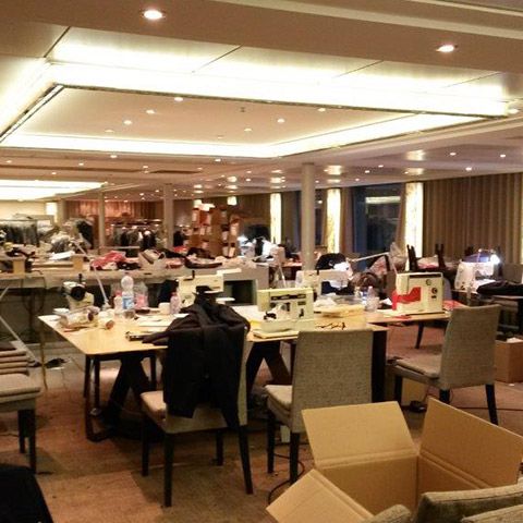 Schifffahrt, IP Textilien vor Ort